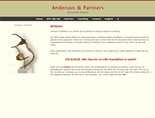 Tablet Screenshot of anderson-partners.nl